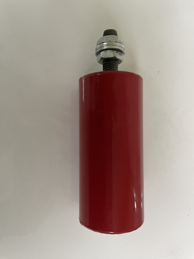 Rote Seitenführungsrolle